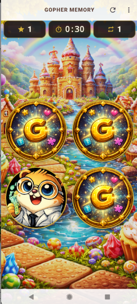 Gopher Memory level complete